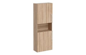 VitrA Root Flat 55cm 2 Door Semi-Tall Unit (LH Hinge) - Natural Oak